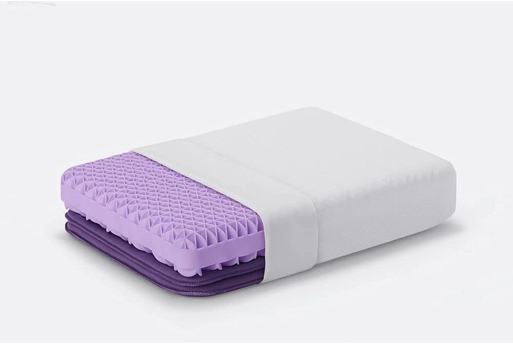 Purple Pillow - GelFlex Grid, Cooling Ergonomic